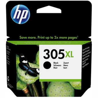 Printeru izejmateriāli HP 305XL High Yield Black Original Ink Cartridge 3YM62AE#UUS