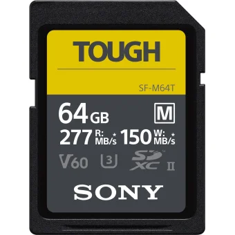 Atmiņas kartes Sony Tough SDXC UHS-II U3 64 GB
