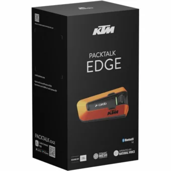Brīvroku austiņas Cardo Packtalk Edge Single - KTM