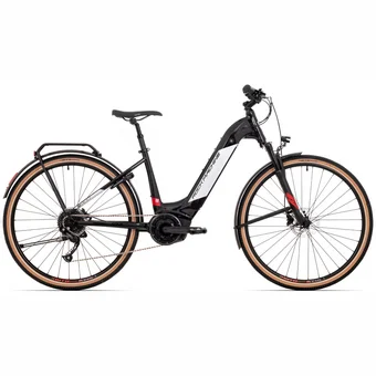 Elektrovelosipēdi Rock Machine 29 Crossride INT e400 B Black/Silver 29"
