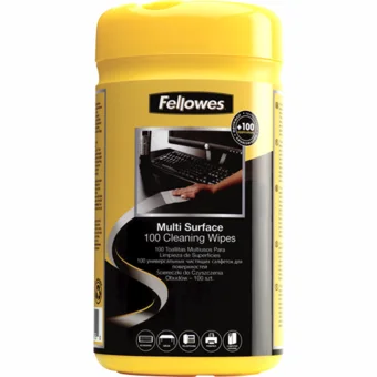 Tīrīšanas līdzekļi Fellowes Multi Surface 100 Cleaning Wipes