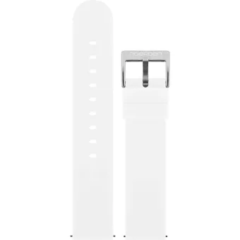 Viedpulksteņu aksesuāri Noerden Silicone Band White