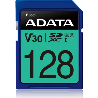 Atmiņas kartes Adata Premier Pro SDXC 128GB