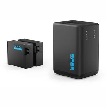 Sporta kameras aksesuāri GoPro Lādētājs Enduro baterijām + 2 Enduro baterijas HERO13 Black AEDBD-201-EU