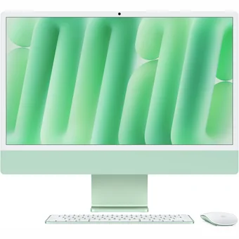 Stacionārie datori Apple iMac 24-inch M4 chip with 10 core CPU and 10 core GPU 16+256GB - Green INT