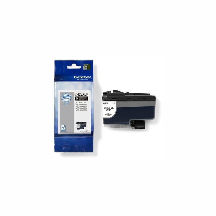 Printeru izejmateriāli Brother LC428XLBKP Black