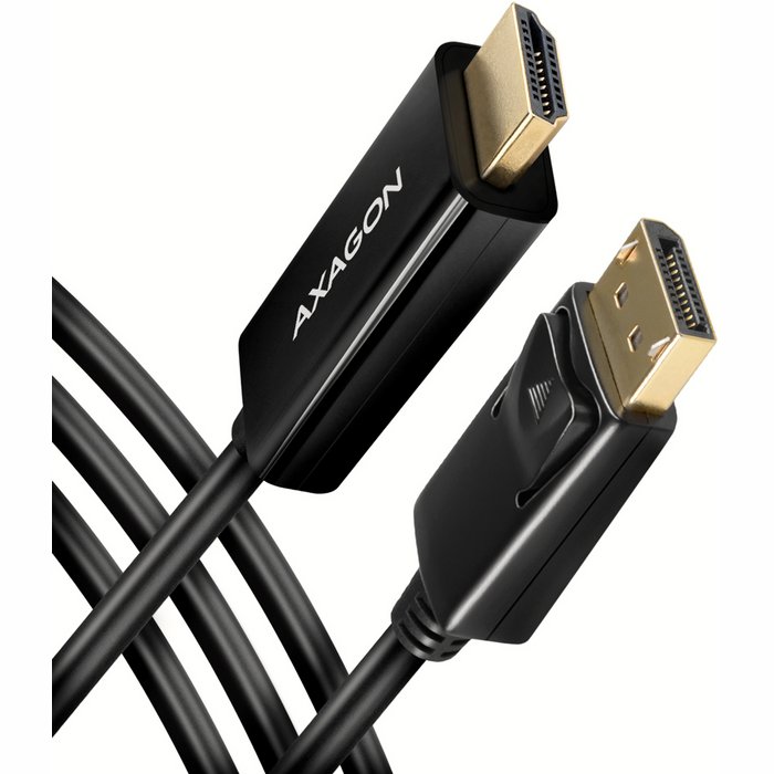Kabeļi un vadi Axagon RVD-HI14C2 Display Port / HDMI 1.8m