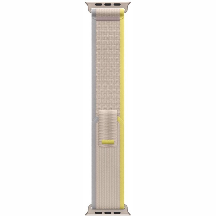 Viedpulksteņu aksesuāri Apple 49mm Yellow/Beige Trail Loop - S/M