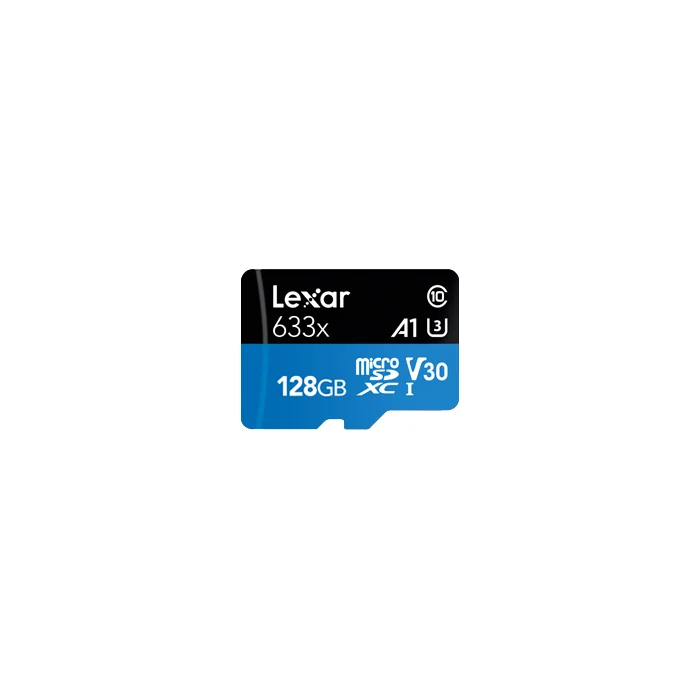 Atmiņas kartes Lexar High-Performance 633x microSDXC 128 GB