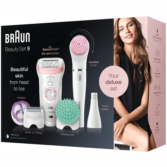 Epilatori Braun Epilator Silk-épil Beauty Set 9 9/985 BS