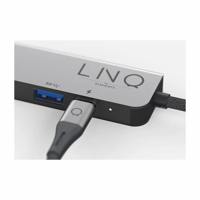 Lādētāji un adapteri portatīvajiem datoriem Linq 3in1 4K HDMI Adapter with PD and USB-A
