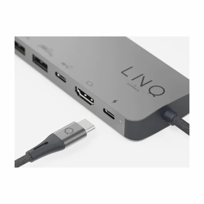 Lādētāji un adapteri portatīvajiem datoriem Linq LQ48020 9in1 SSD Pro USB C Multiport Hub