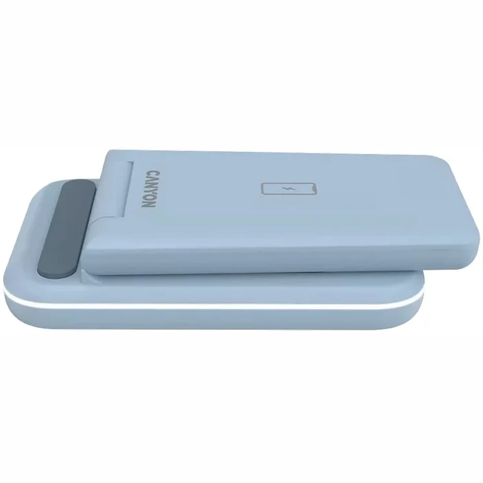 Lādētāji, kabeļi un adapteri Canyon 3-in-1 wireless charging station WS-304 Blue