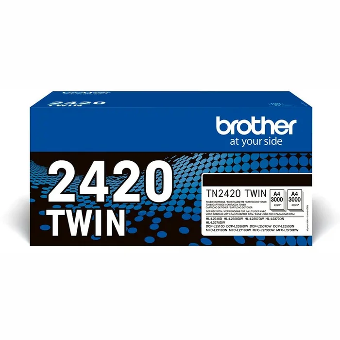 Printeru izejmateriāli Brother TN2420TWIN augstas ražības tonera kasetne Twin Pack - Black