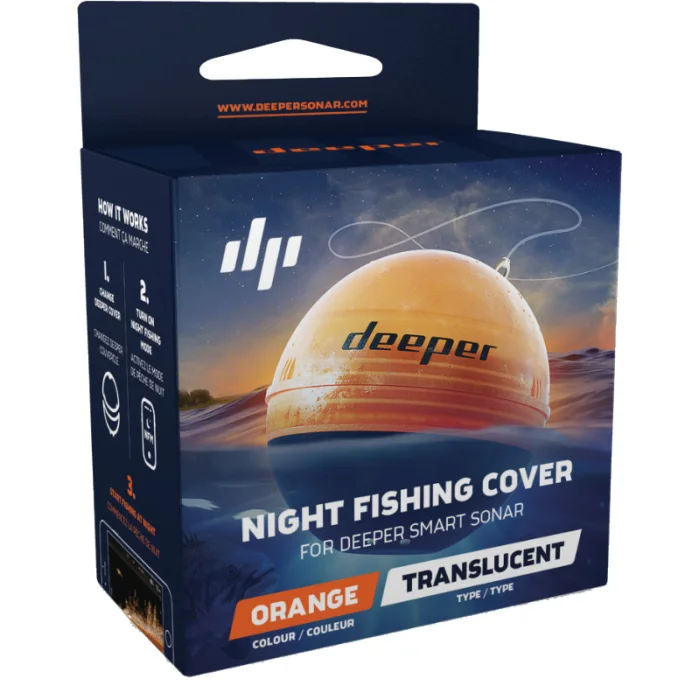 Sonāri makšķerēšanai Deeper Night cover (orange)