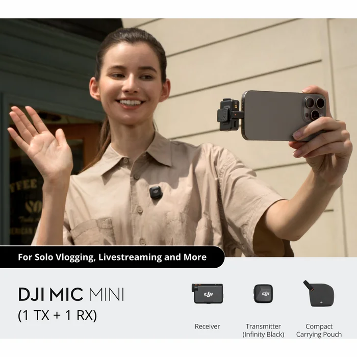 Mikrofoni DJI Mic Mini (1TX+1RX)