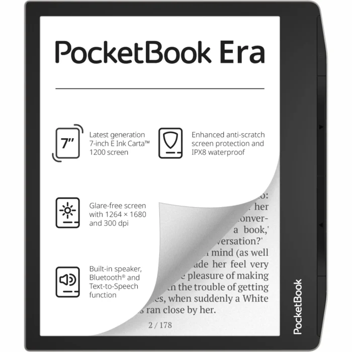 E-grāmatu lasītāji PocketBook Era 7" Stardust Silver