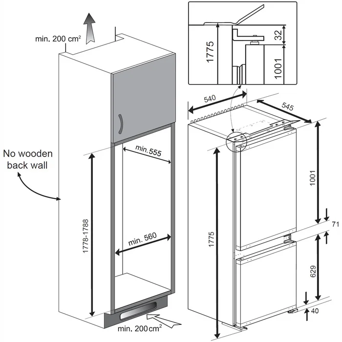 Ledusskapji Beko BCNA275E4SN