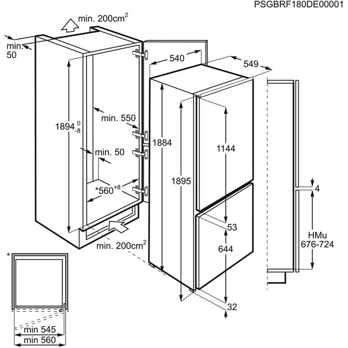 Ledusskapji AEG SCE819E5TS