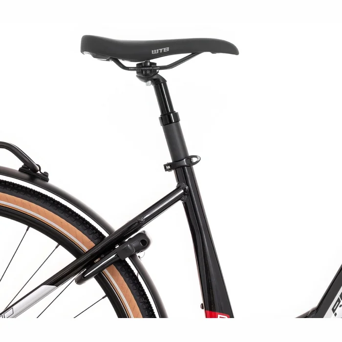 Elektrovelosipēdi Rock Machine 29 Crossride INT e400 B Black/Silver 29"