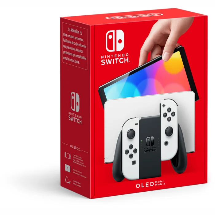 Spēļu konsoles Nintendo Switch OLED model White
