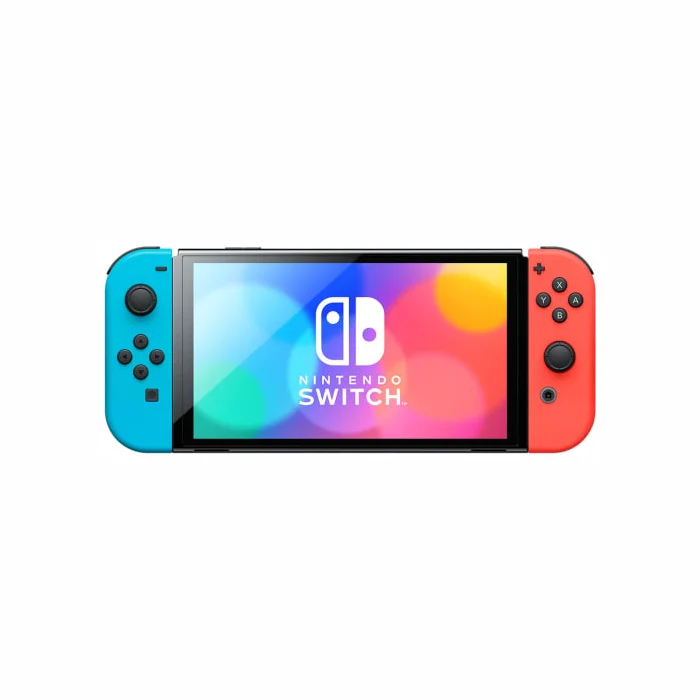 Spēļu konsoles Nintendo Switch OLED Model Neon Blue/Neon Red set