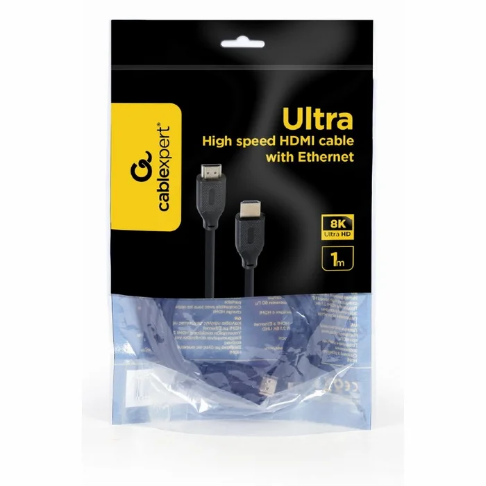Kabeļi un vadi Gembird Ultra High speed HDMI cable with Ethernet 8K select series 1m