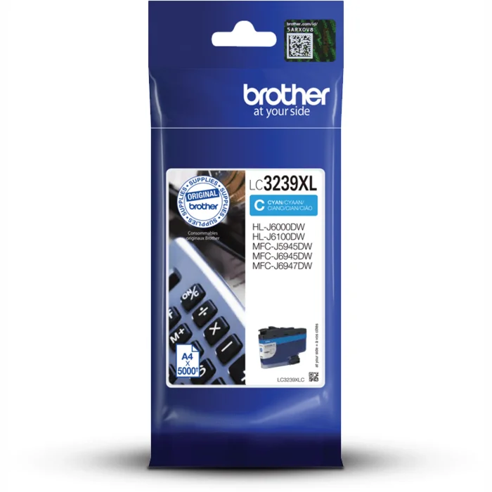 Printeru izejmateriāli Brother LC-3239XLC Cyan Ink