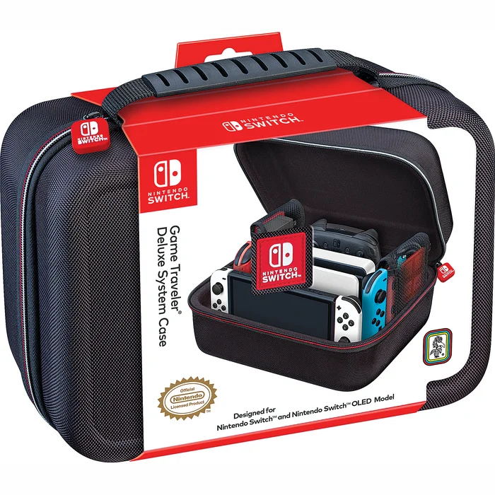 Spēļu konsoles aksesuāri Nintendo Switch System Deluxe Travel Case Black