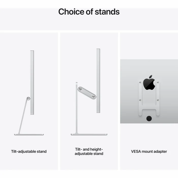 Monitori Apple Studio Display - Standard Glass - Tilt-Adjustable Stand 27"