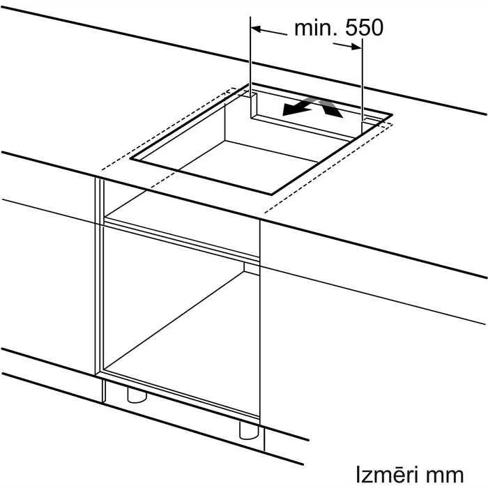 Plīts virsmas Bosch PUE611BB5E
